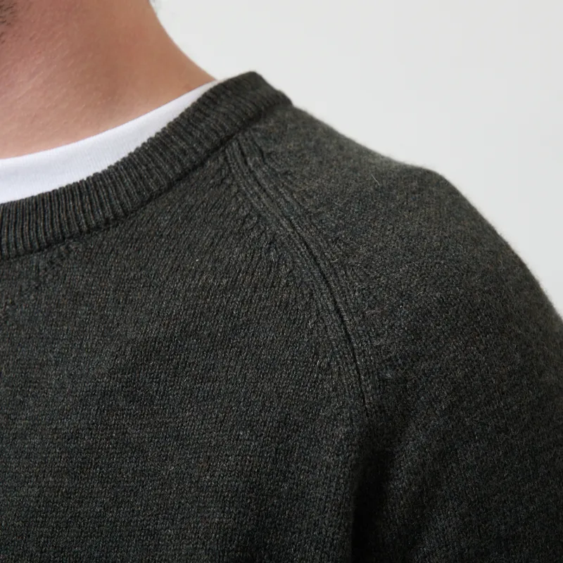 Pittari Cross Sweater Seaweed-5