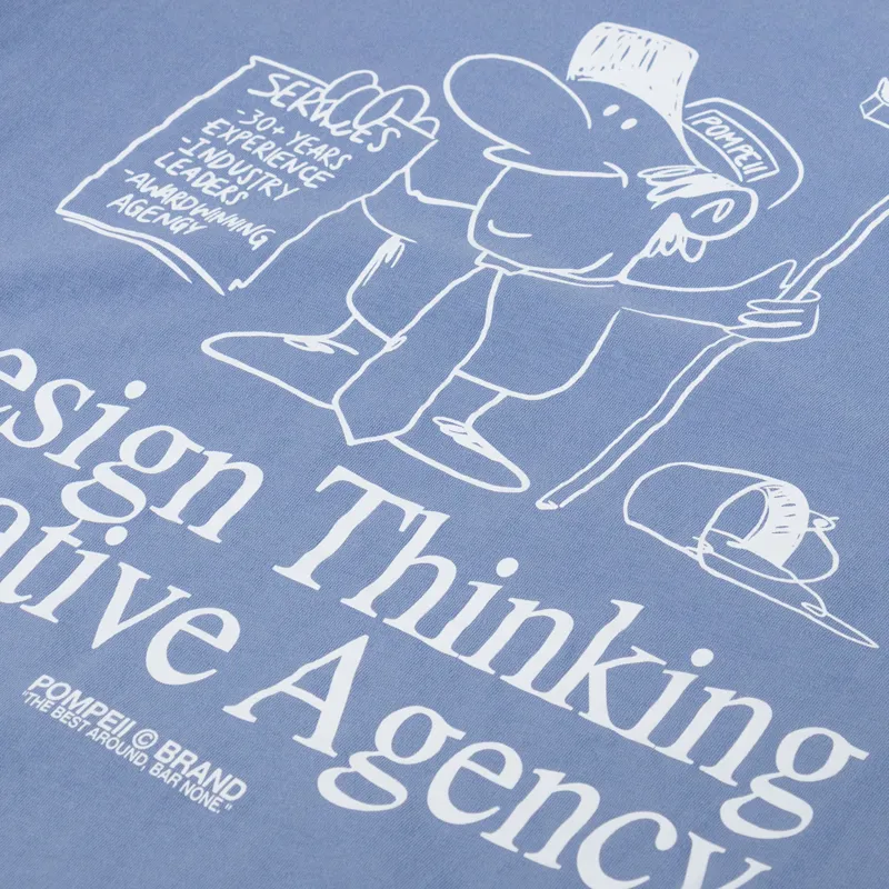 Pompeii Creative Agency T Shirt Indigo-4