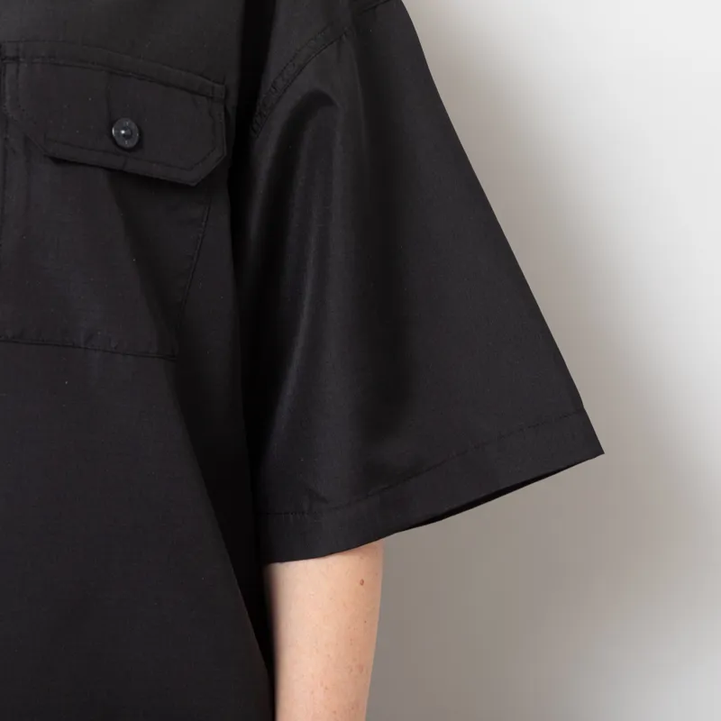 Taion Womens Non Down Military Half Sleeve T Shirt Black-7