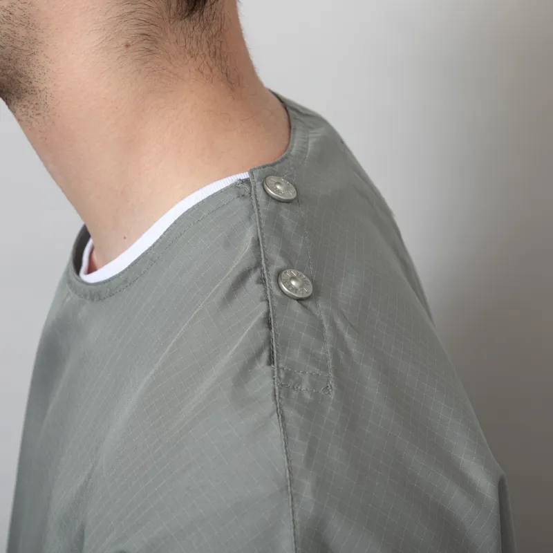 Taion Womens Non Down Military Half Sleeve T Shirt Sage Green-11