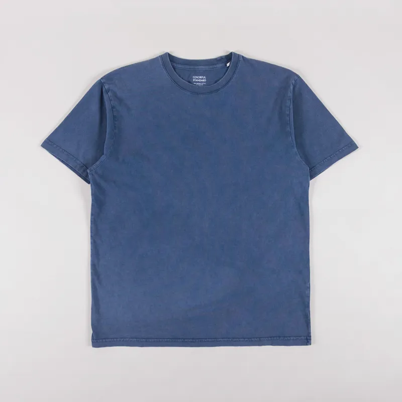 Colorful Standard Classic Organic T Shirt Neptune Blue