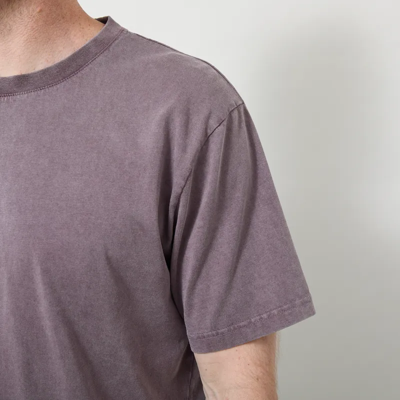Colorful Standard Classic Organic T Shirt Faded Grape-4