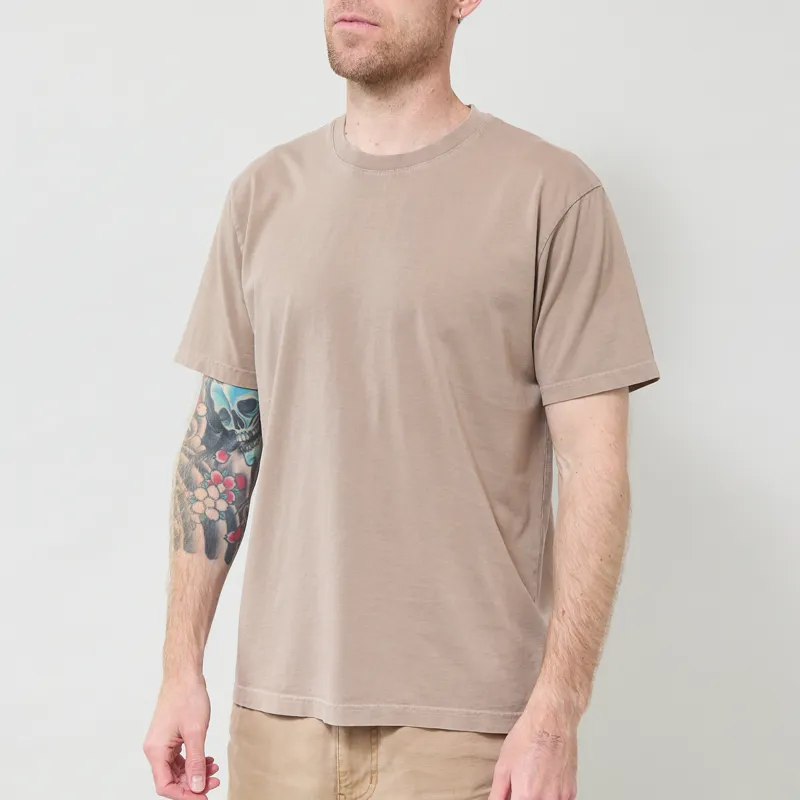 Colorful Standard Classic Organic T Shirt Faded Khaki-1
