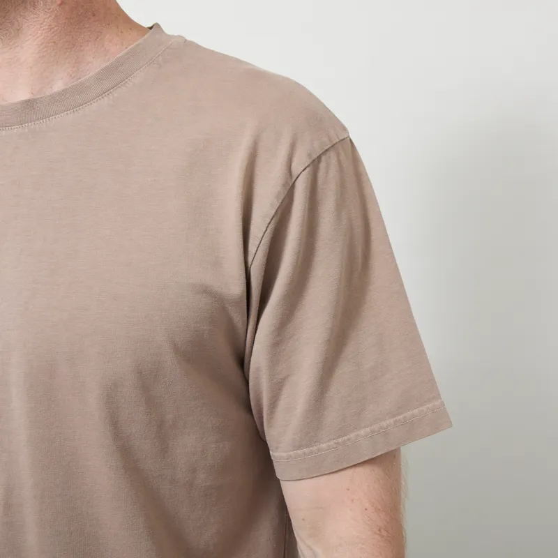 Colorful Standard Classic Organic T Shirt Faded Khaki-4