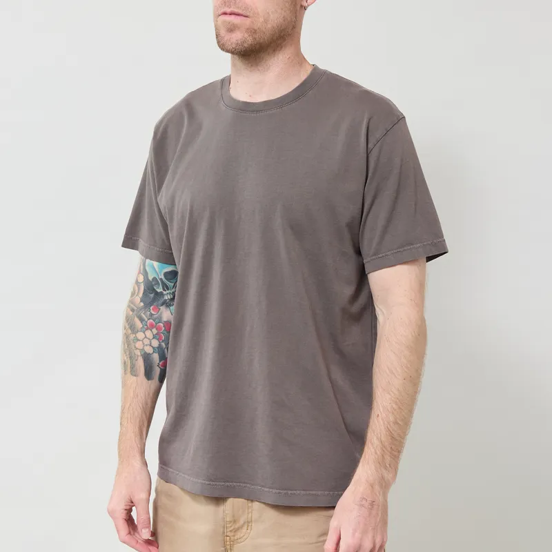 Colorful Standard Classic Organic T Shirt Faded Mud-1
