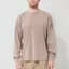 Colorful Standard Oversized Organic Long Sleeve T Shirt Faded Khaki
