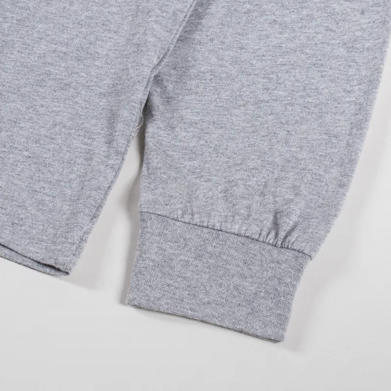 Colorful Standard Oversized Organic Long Sleeve T Shirt Heather Grey-2