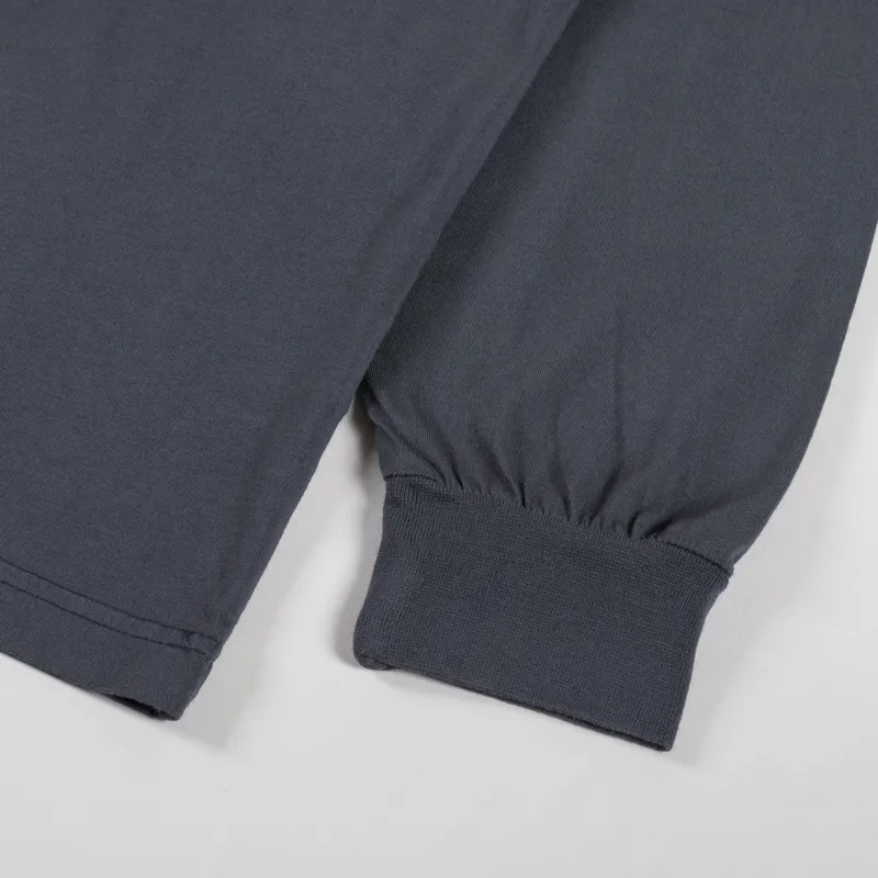 Colorful Standard Oversized Organic Long Sleeve T Shirt Lava Grey-2