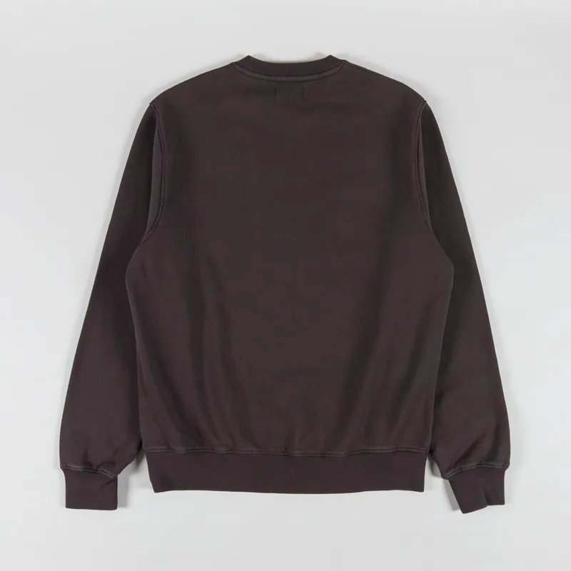 Colorful Standard Classic Organic Crew Sweat Coffee Brown-1