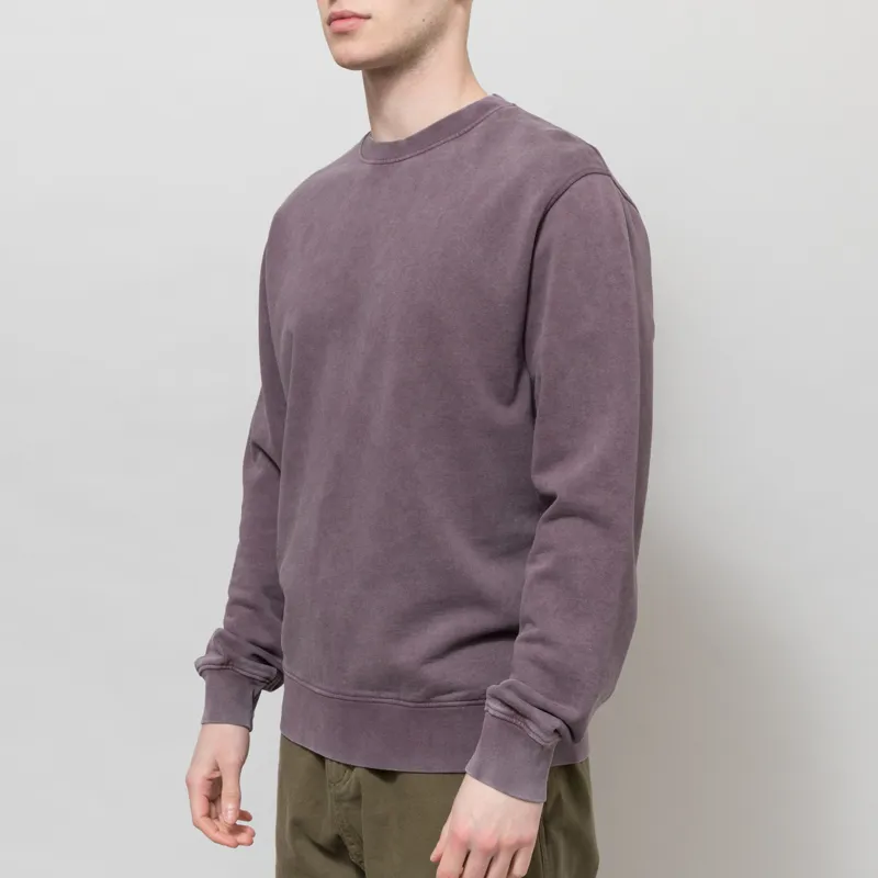 Colorful Standard Classic Organic Crew Sweat Faded Grape-1