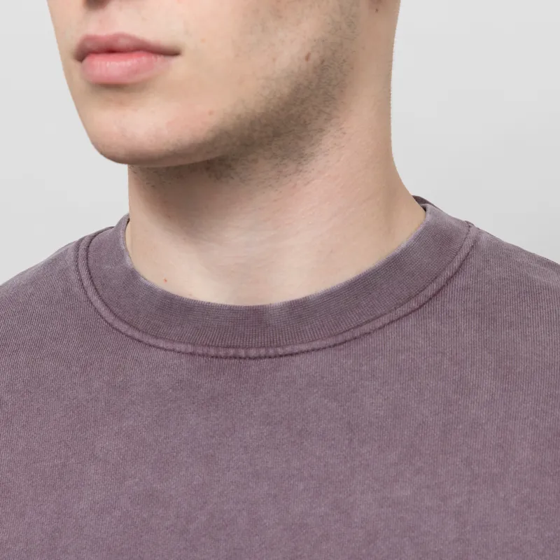 Colorful Standard Classic Organic Crew Sweat Faded Grape-3