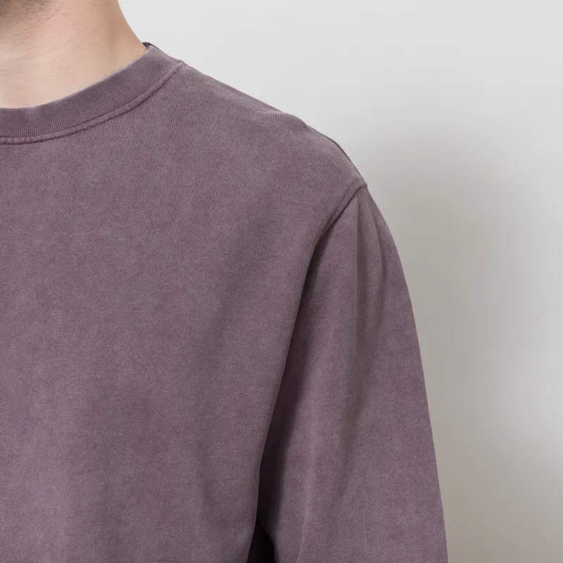 Colorful Standard Classic Organic Crew Sweat Faded Grape-4