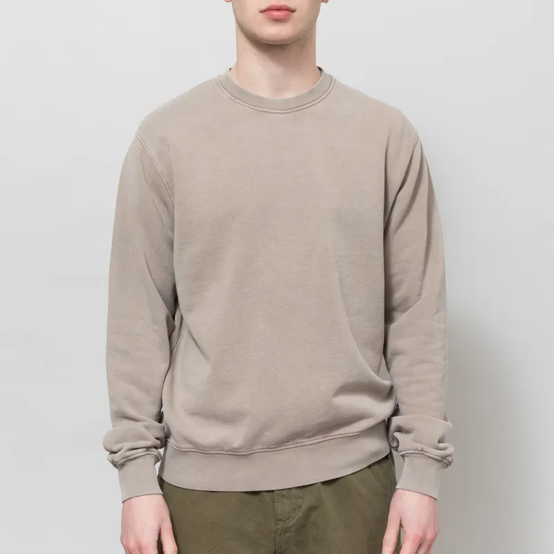 Colorful Standard Classic Organic Crew Sweat Faded Khaki