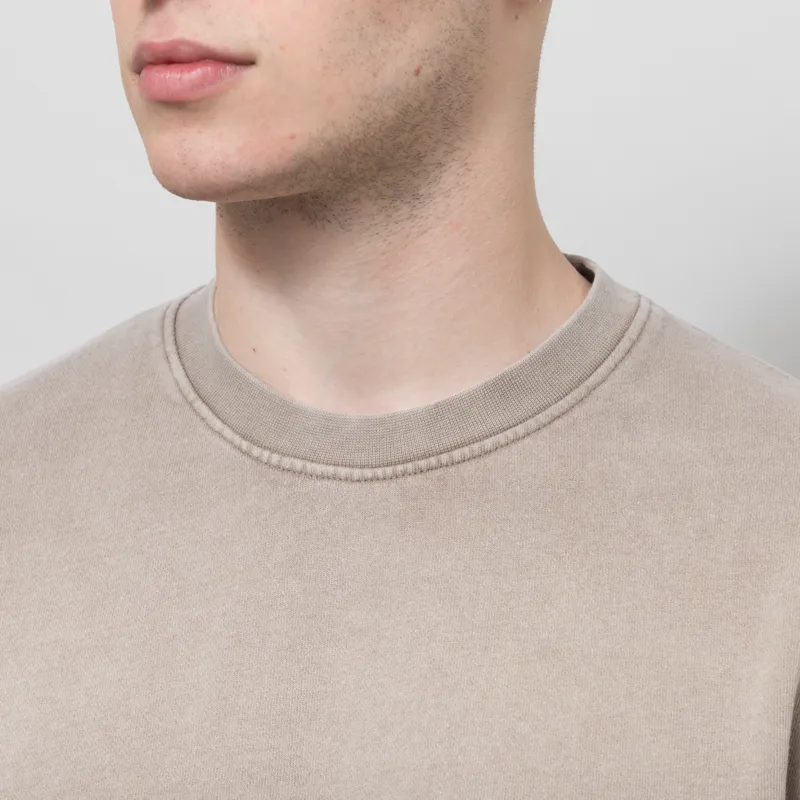 Colorful Standard Classic Organic Crew Sweat Faded Khaki-3