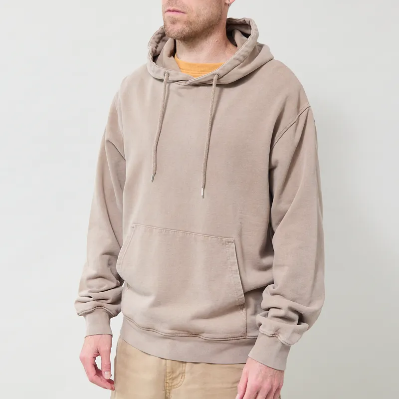 Colorful Standard Classic Organic Hoodie Faded Khaki-1