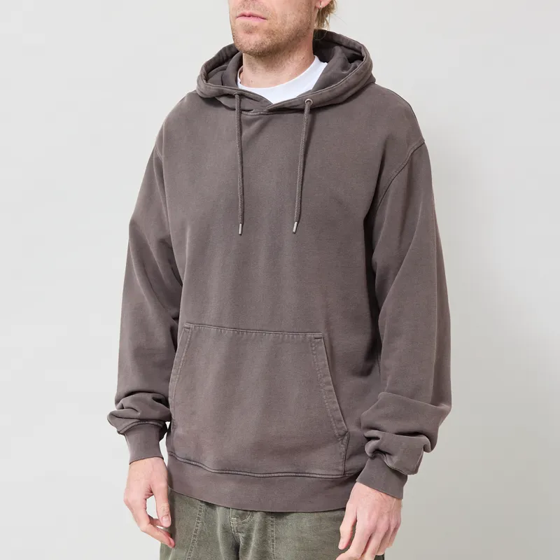 Colorful Standard Classic Organic Hoodie Faded Mud-1