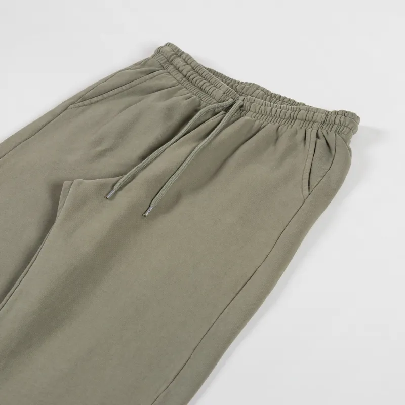 Colorful Standard Womens Organic Sweatpants Dusty Olive-7