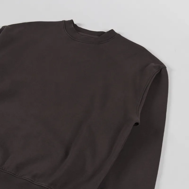 Colorful Standard Organic Oversized Crew Sweat Coffee Brown-2