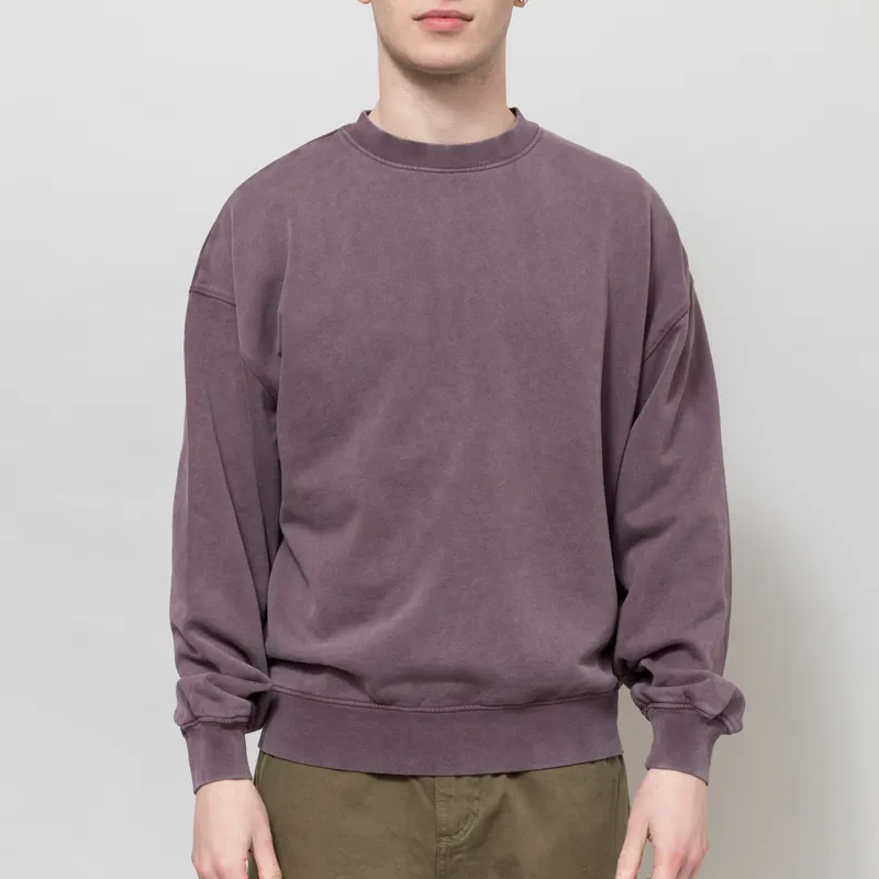 Colorful Standard Organic Oversized Crew Sweat Faded Grape