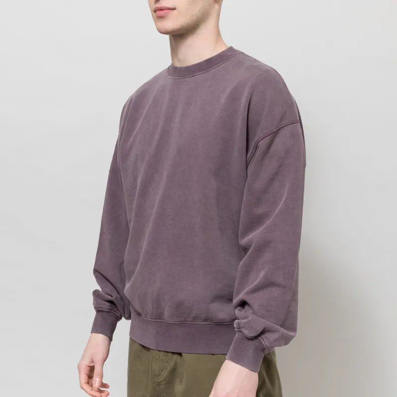 Colorful Standard Organic Oversized Crew Sweat Faded Grape-1