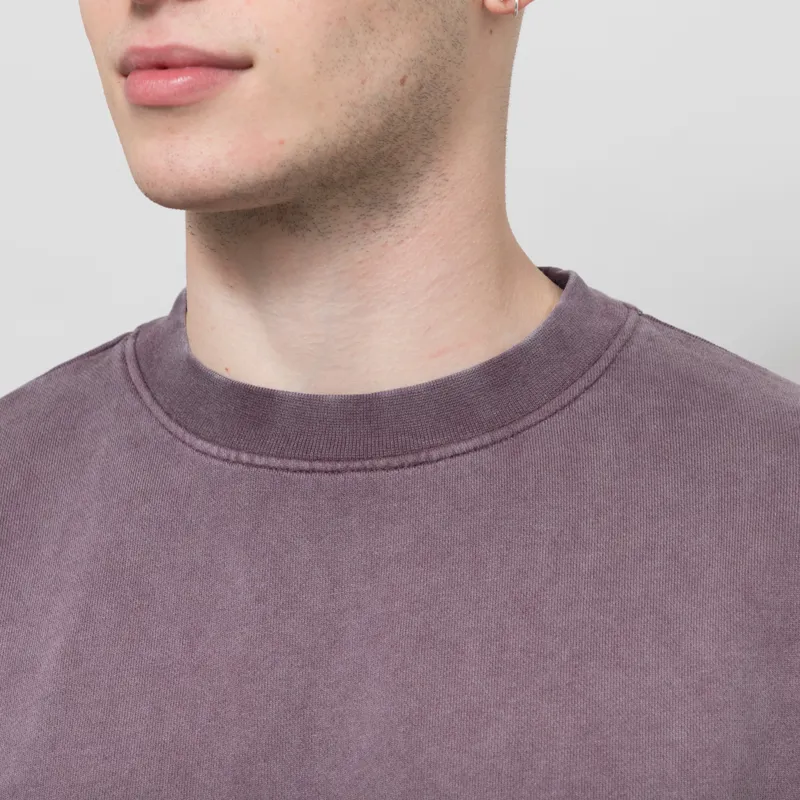 Colorful Standard Organic Oversized Crew Sweat Faded Grape-3