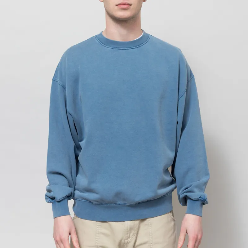 Colorful Standard Organic Oversized Crew Sweat Faded Indigo