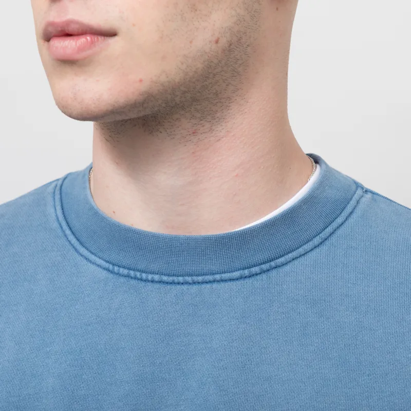 Colorful Standard Organic Oversized Crew Sweat Faded Indigo-6