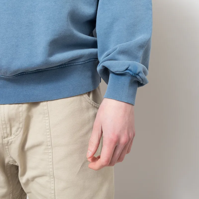 Colorful Standard Organic Oversized Crew Sweat Faded Indigo-4