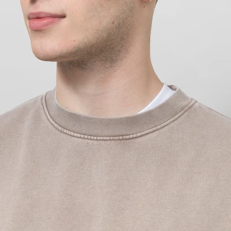 Colorful Standard Organic Oversized Crew Sweat Faded Khaki-3