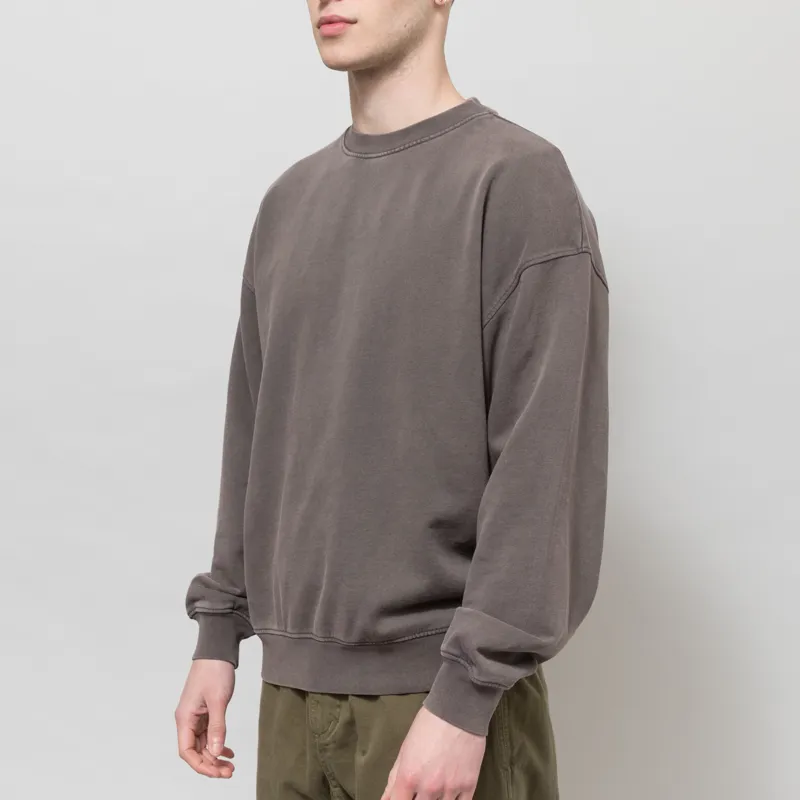 Colorful Standard Organic Oversized Crew Sweat Faded Mud-1