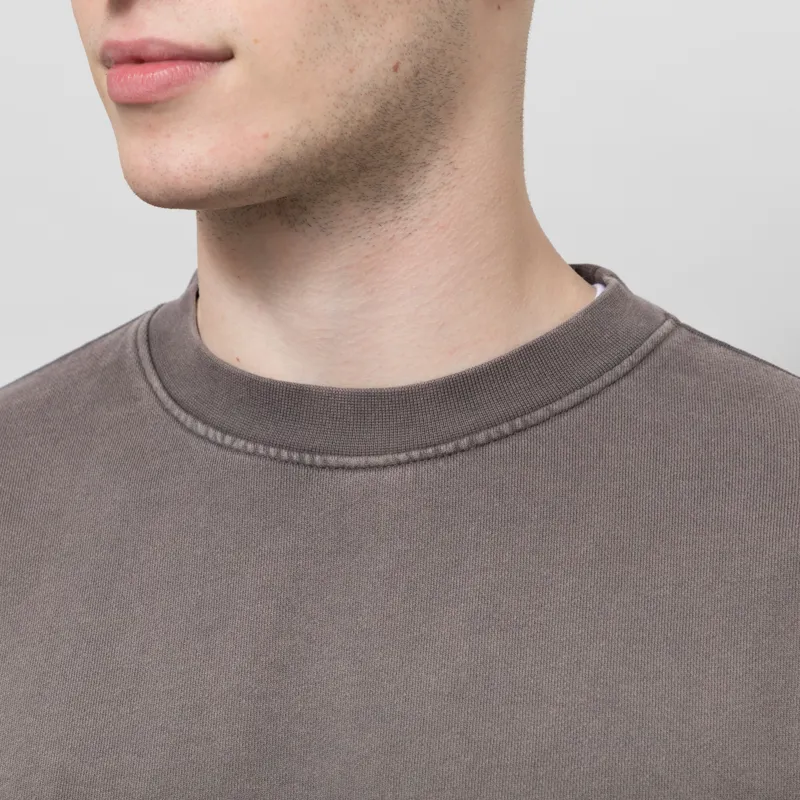 Colorful Standard Organic Oversized Crew Sweat Faded Mud-3