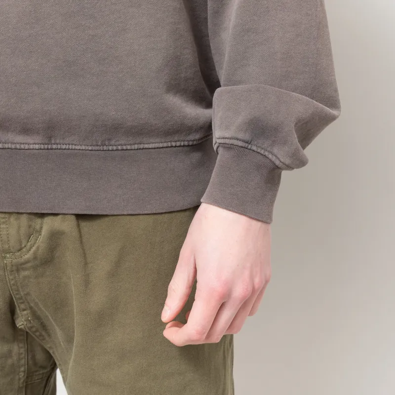 Colorful Standard Organic Oversized Crew Sweat Faded Mud-4