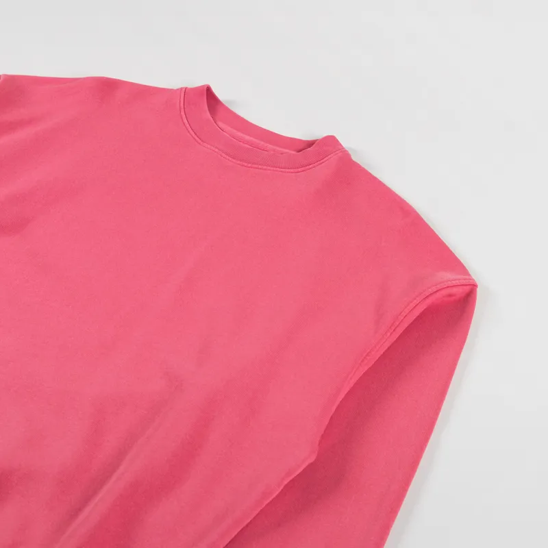 Colorful Standard Organic Oversized Crew Sweat Raspberry Pink-2