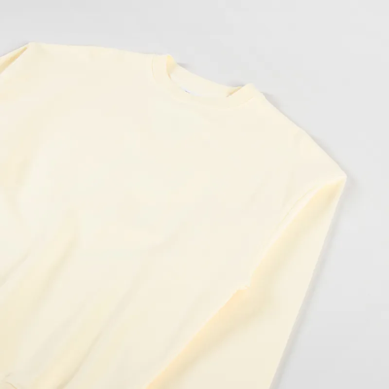 Colorful Standard Organic Oversized Crew Sweat Soft Yellow-2