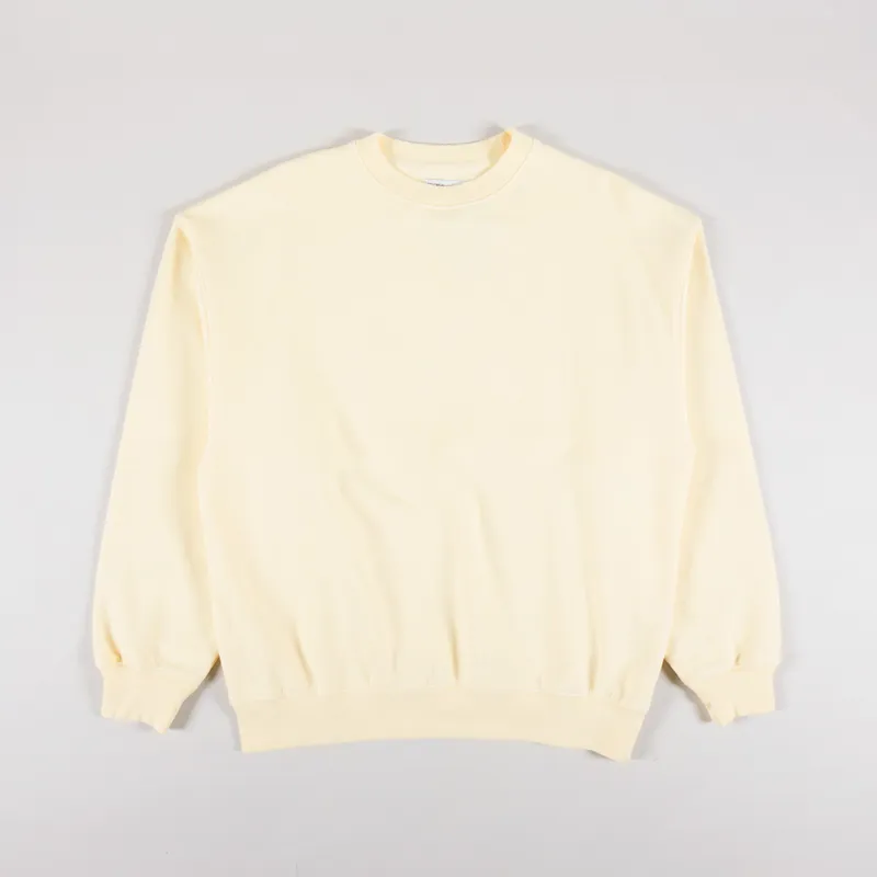 Colorful Standard Organic Oversized Crew Sweat Soft Yellow