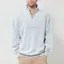 Colorful Standard Organic Quarter Zip Sweat Faded Grey