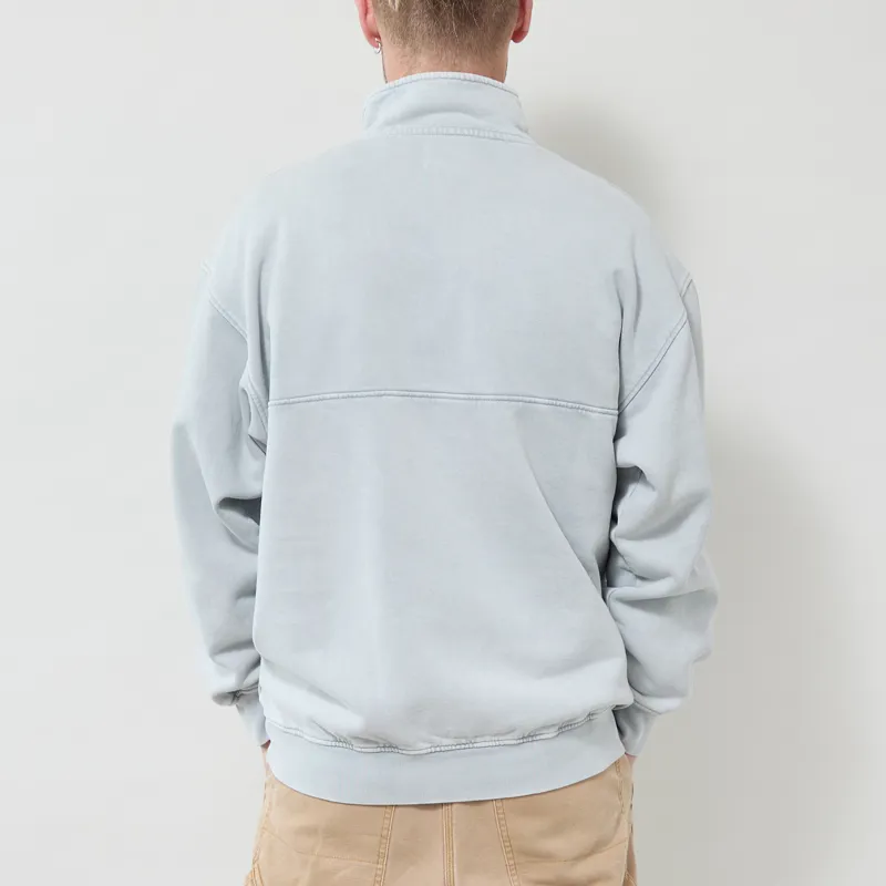 Colorful Standard Organic Quarter Zip Sweat Faded Grey-2