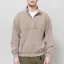 Colorful Standard Organic Quarter Zip Sweat Faded Khaki