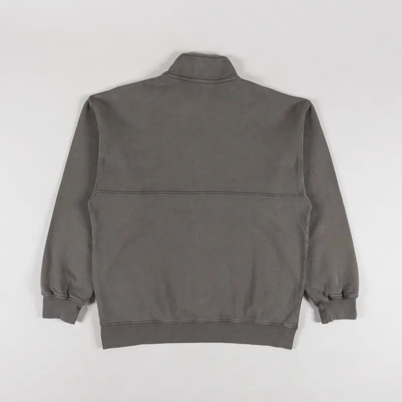 Colorful Standard Organic Quarter Zip Sweat Misty Brown-1