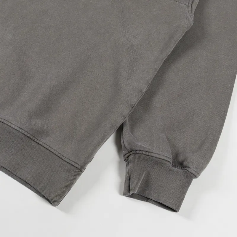 Colorful Standard Organic Quarter Zip Sweat Misty Brown-6