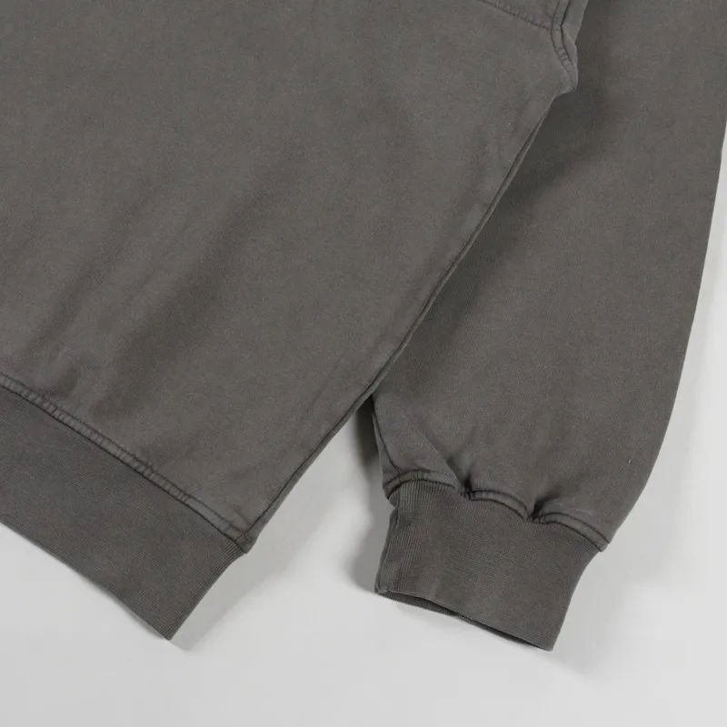 Colorful Standard Organic Quarter Zip Sweat Misty Brown-5