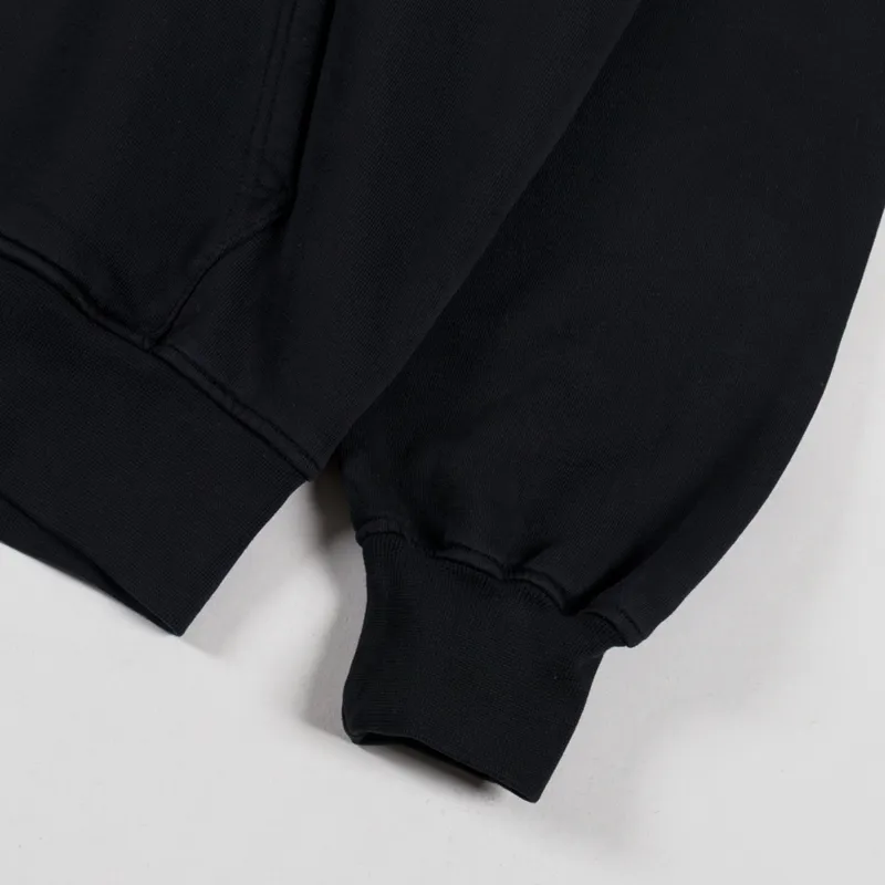 Colorful Standard Organic Oversized Zip Hoodie Deep Black-6