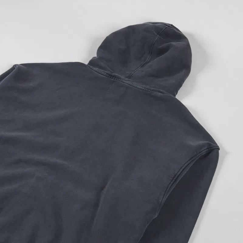 Colorful Standard Organic Oversized Zip Hoodie Faded Black-3