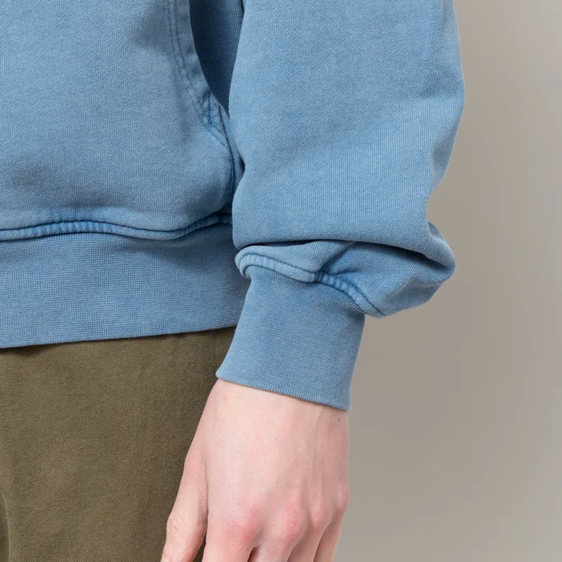 Colorful Standard Organic Oversized Zip Hoodie Faded Indigo-6