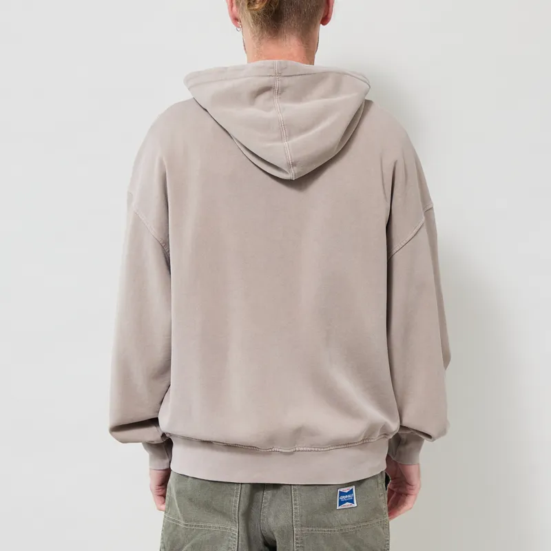 Colorful Standard Organic Oversized Zip Hoodie Faded Khaki-2