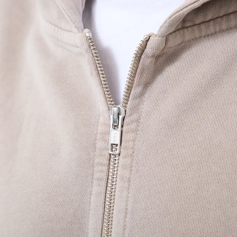 Colorful Standard Organic Oversized Zip Hoodie Faded Khaki-4