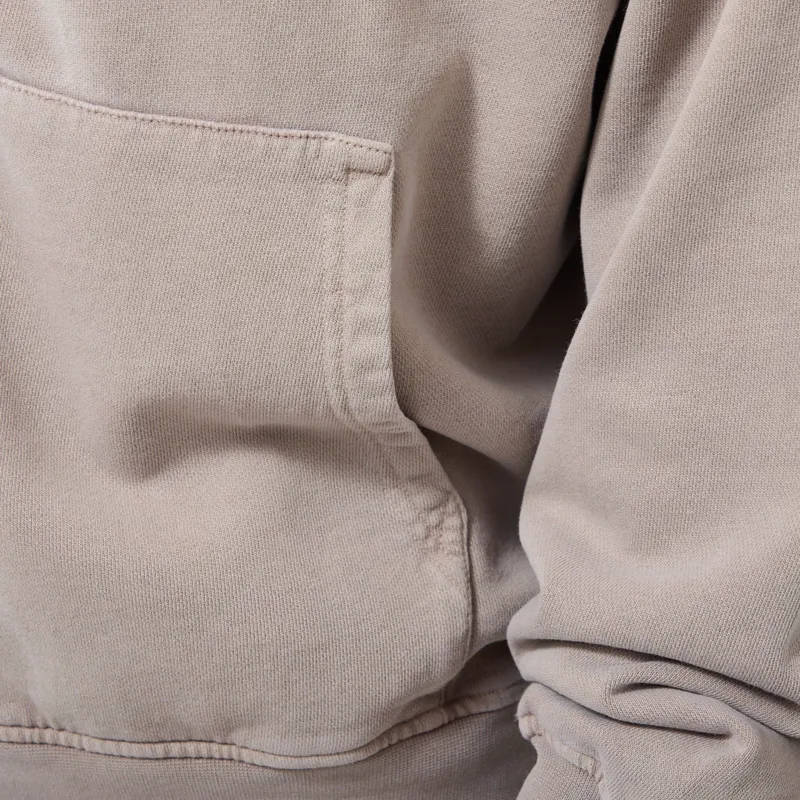 Colorful Standard Organic Oversized Zip Hoodie Faded Khaki-5