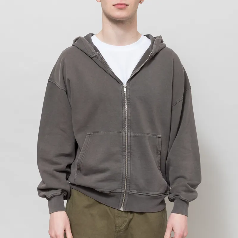 Colorful Standard Organic Oversized Zip Hoodie Faded Mud-1