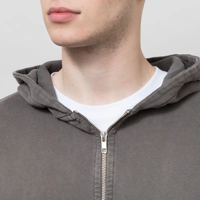 Colorful Standard Organic Oversized Zip Hoodie Faded Mud-3