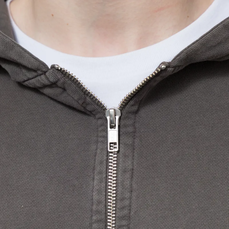 Colorful Standard Organic Oversized Zip Hoodie Faded Mud-4